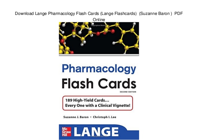 Lange Pharmacology Flash Cards Free Download Torrent